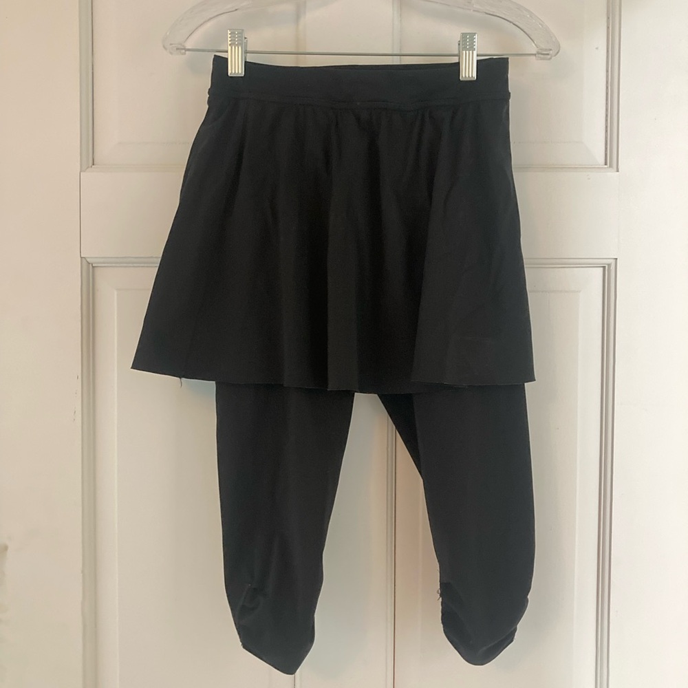 SPANX Black Skirted Leggings